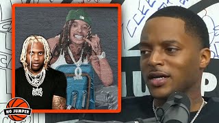 FBG Cash Claims Lil Durk Told Him to take a Photo at King Vons Mural [upl. by Nedrud]