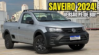 NOVA SAVEIRO 2024  A VERSÃO PÉ DE BOI É MELHOR QUE A FIAT STRADA [upl. by Assadah]