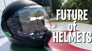 Cross Helmet X1  A Headup Motorcycle Smart Helmet [upl. by Etnahsa]