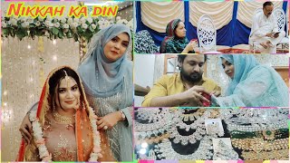 Nikkah full day vlog  Amber k Nikkah ka din or humari taiyariyan Allah paak Amber k naseeb Boland [upl. by Alvy649]