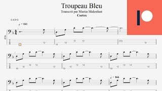 Cortex  Troupeau Bleu bass tab [upl. by Ardnasela]