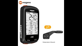 Magene C406 GPS Bike Computer Wireless MTB Road Bicycle Speedometer Waterproof Bluetooth Ant [upl. by Gans]