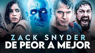 ZACK SNYDER Todas sus películas de peor a mejor [upl. by Ibson910]