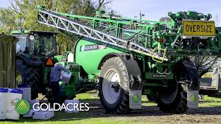 Mark Roberts interview  Goldacres Prairie Pro 8536 trailed sprayer [upl. by Soll781]