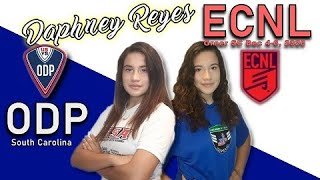 Daphney Reyes ECNL Showcase  ODP South Carolina Dec 2020 College Recruiting Soccer Highlights [upl. by Anelleh]