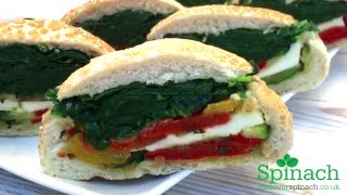 Mediterranean Spinach Filled Rolls [upl. by Ode]