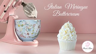 Italian Meringue Buttercream A Step by Step Recipe Tutorial used by Professional Bakers [upl. by Etnaled]