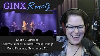 GINX Reacts  Kasey Chambers  Lose Yourself Eminem Cover LIVE  Civic Theatre  Reaction [upl. by Oiragelo841]