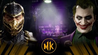 Mortal Kombat 11  Scorpion Vs The Joker Very Hard [upl. by Sulihpoeht]