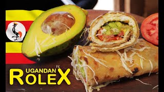 Ugandan Rolex  Street Food  Ugandan famous Street Snack [upl. by Dloreh439]