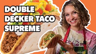 Homemade Taco Bell Double Decker Taco Supreme [upl. by Fae764]