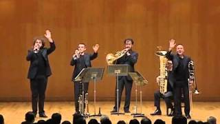 Gomalan Brass Quintet  Triumphal March Aida LIVE IN TOKYO [upl. by Nishom298]