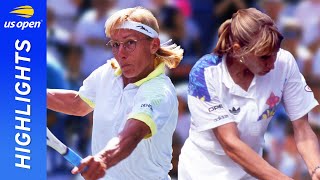 Martina Navratilova vs Steffi Graf in one of the greatest matches ever  US Open 1991 Semifinal [upl. by Crosley]