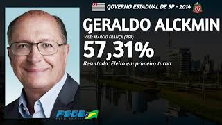 JINGLE GERALDO ALCKMIN GOVERNADOR 2014  GOVERNO ESTADUAL DE SÃƒO PAULO [upl. by Anilas820]