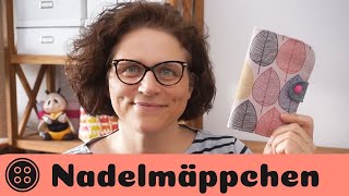 Nadelmäppchen nähen  Needle Wallet  kostenloses Schnittmuster [upl. by Sanjiv477]