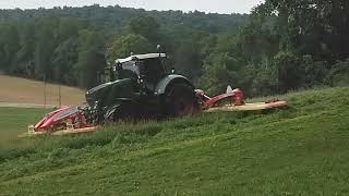 mowing with pottinger trip mower [upl. by Anauqaj]