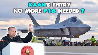 Turkish Stealth KAAN Fighter will Replace American F16 Fighter jets [upl. by Nauqad]