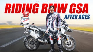 Riding My BMW GSA 1250 After Ages  Qubo Bike Cam Pro  Sandeep Nadimpalli  Telugu [upl. by Lewls]