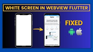 How to fix white screen in WebView Flutter [upl. by Ellenrahs]