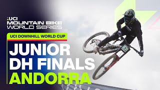 Junior Downhill World Cup  Pal Arinsal Andorra  UCI Mountain Bike World Series [upl. by Koah]