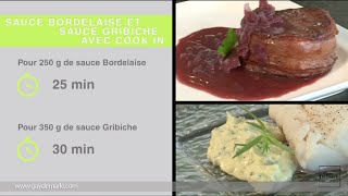 Sauce bordelaise et sauce gribiche avec Cookin [upl. by Fullerton]