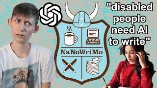 NaNoWriMo AI Controversy [upl. by Tobye]