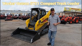 Wacker Neuson ST31 Compact Track Loader [upl. by Torrie]