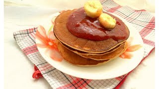 Pancake alla banana senza uova  Ricetta light [upl. by Edme94]