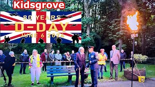 D DAY 80 YEAR ANNIVERSARY IN KIDSGROVE [upl. by Nehtan]