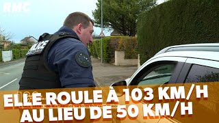 Elle roule deux fois plus vite que la vitesse autorisée [upl. by Naot]