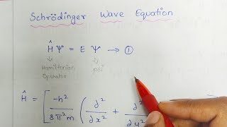 Schrodinger Wave equation  Quantum mechanical model of atom  Class 11 Chemistry  In tamil [upl. by Neidhardt]