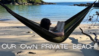 OUR OWN PRIVATE BEACH  Jervis Bay Honeymoon Bay Kiama  Travel Australia Vlog [upl. by Bozuwa]