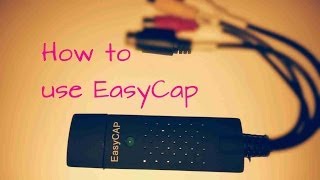 How to use Easy Cap usb to rca [upl. by Farland857]