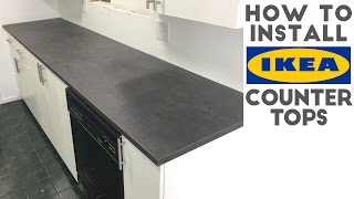 How To Install Laminate  IKEA Countertops  Quick and Easy [upl. by Bear]