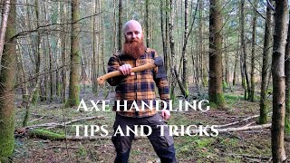 Starting a Fire With Just An Axe  Axe Handling Tips amp Tricks  Bushcraft [upl. by Amehsat]