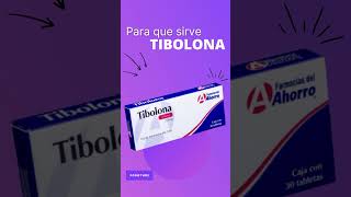 tibolona para que sirve 💊 [upl. by Otokam]