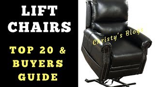 LIFT CHAIR REVIEW amp CHOOSING THE BEST LIFT CHAIR UPDATED LIST [upl. by Saidnac]