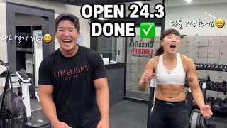 크로스핏 오픈 243 Crossfit Open 2024 Event 3  끝이 내가 행복하면 된 거야 [upl. by Eisaj]