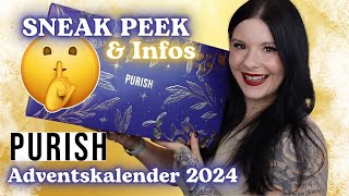 Sneak Peek 🤫 amp Infos PURISH Adventskalender 2024 [upl. by Oliviero]