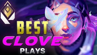 CLOVE MONTAGE  BEST CLOVE PLAYS  VALORANT MONTAGE HIGHLIGHTS [upl. by Oinoitna]