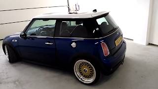 MINI R53 BBS RS Cooper S German Style Lowered Walkaround [upl. by Adnerb]