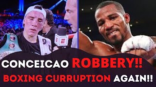 FIGHTERS REACT TO OSCAR VALDEZ ROBBERY WIN AGAINT ROBSON CONCEICAO BOXING CORRUPTION boxing [upl. by Anyl]