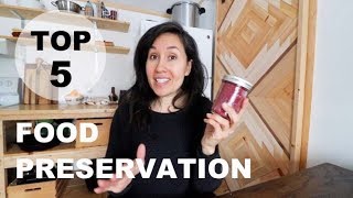 TOP 5 TOOLS for FOOD PRESERVATION [upl. by Valma820]