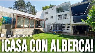 Inmuebles MC  Casa en VENTA con ALBERCA en CDMX [upl. by Zulaledairam641]