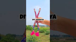 Easy Dandiya DIY for Navratri diy festival craft navratri [upl. by Nnaeitak]