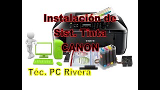 Tutorial como instalar sistema de tinta CANON MG2910 E402 E471 [upl. by Yendic213]