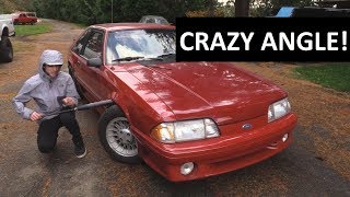 Rolling Fenders Because ANGLE KIT foxbody [upl. by Elocan]