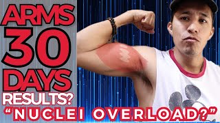 Training ARMS Triceps and Biceps Everyday for 30 Days Results [upl. by Dev]