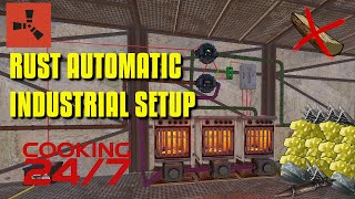 Rust Industrial Automation System  industrial furnace setup rust rustclips [upl. by Stevena851]