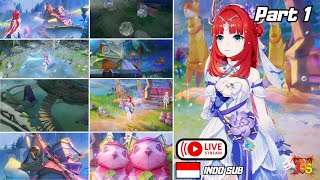 🔴LIVE   Summertide Scales and Tales Event  Day 1  Genshin Impact  Gameplay Indonesia Part 1 [upl. by Ejroj]